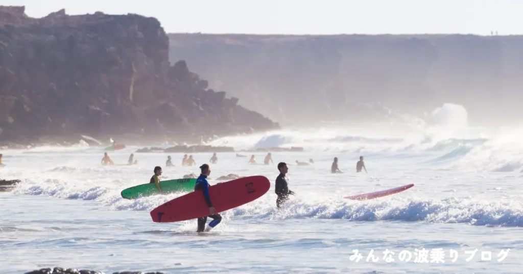 サーフボードの長さと浮力の選び方